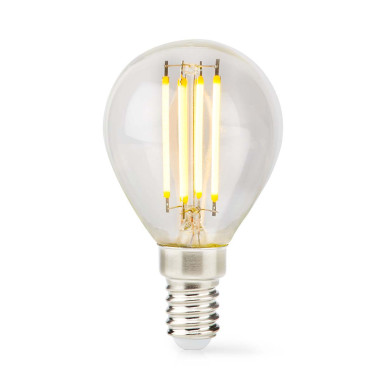 NEDIS Lampe LED Ampoule E14 G45 4.5W 470Im 2700K Variable Blanc Chaud