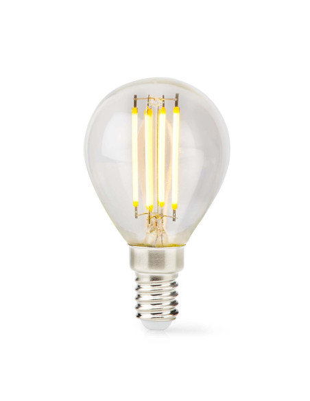 NEDIS Lampe LED Ampoule E14 G45 4.5W 470Im 2700K Variable Blanc Chaud