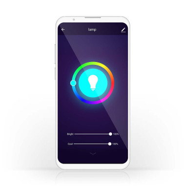 NEDIS Ampoule SmartLife Toute Couleur Wi-Fi E14 470lm 4.9W Blanc Chaud à Frais