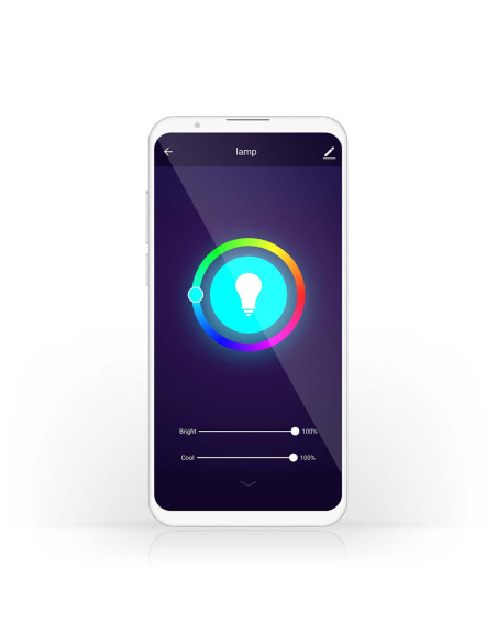 NEDIS Ampoule SmartLife Toute Couleur Wi-Fi E14 470lm 4.9W Blanc Chaud à Frais