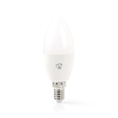 NEDIS Ampoule SmartLife Toute Couleur Wi-Fi E14 470lm 4.9W Blanc Chaud à Frais