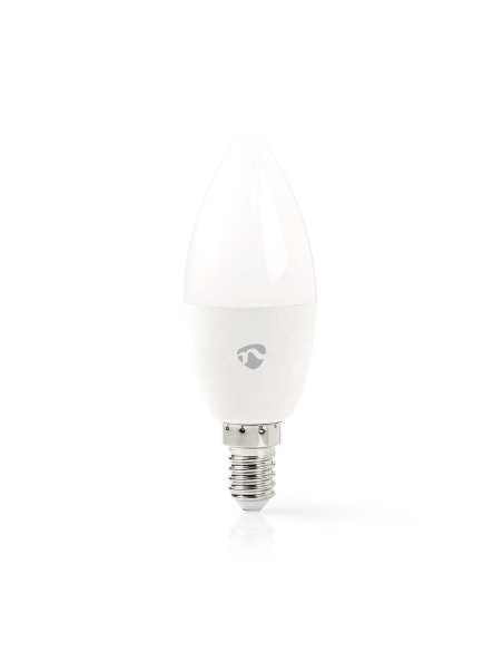 NEDIS Ampoule SmartLife Toute Couleur Wi-Fi E14 470lm 4.9W Blanc Chaud à Frais