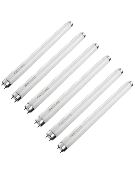 Pack ELECTRIS 6 x Tube De Rechange 10W Pour Destructeur D'insectes ELKC288NW