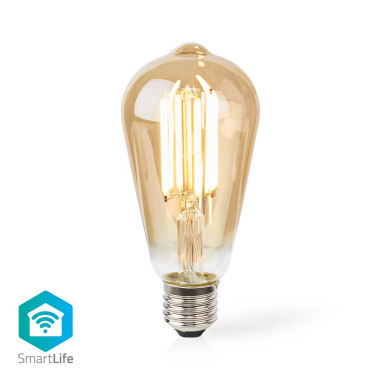NEDIS Ampoule LED E27 SmartLife A Intensité Variable Wi-Fi IOS Android 7W Blanc