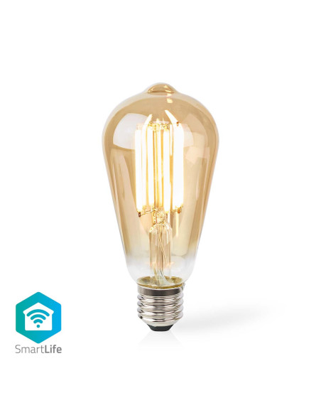 NEDIS Ampoule LED E27 SmartLife A Intensité Variable Wi-Fi IOS Android 7W Blanc