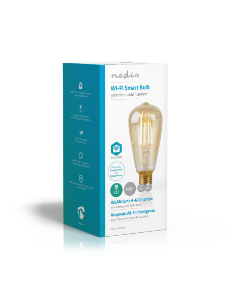 LED SmartLife A Intensité Variable Wi-Fi Android IOS E27 5W Blanc Chaud