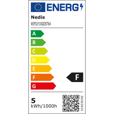 LED SmartLife A Intensité Variable Wi-Fi Android IOS E27 5W Blanc Chaud