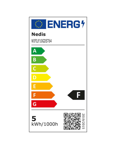 LED SmartLife A Intensité Variable Wi-Fi Android IOS E27 5W Blanc Chaud
