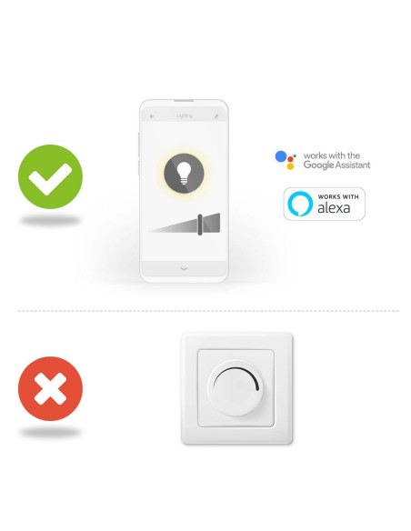 LED SmartLife A Intensité Variable Wi-Fi Android IOS E27 5W Blanc Chaud
