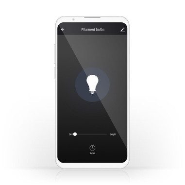 LED SmartLife A Intensité Variable Wi-Fi Android IOS E27 5W Blanc Chaud