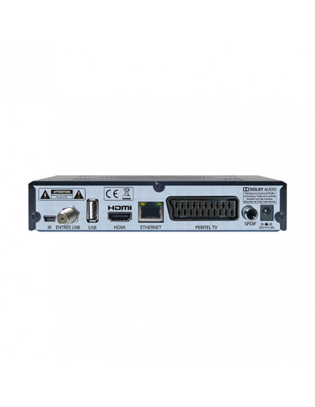 Pack HDSAT Parabole Satellite Fibre Composite Blanche 60cm + LNB Single + SIRIUS 3 Récepteur TV Satellite HD + Carte