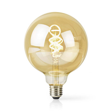 NEDIS LED SmartLife A Intensité Variable Wi-Fi E27 4.9 W Verre Globe Connecté