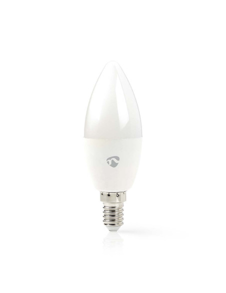 NEDIS Ampoule Bougie SmartLife Android IOS Wi-Fi  E14 Blanc Chaud A Frais 4.9 W