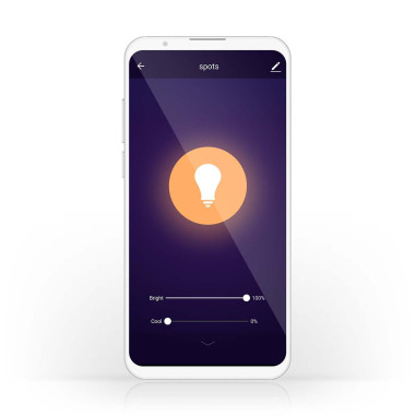 NEDIS Ampoule Bougie SmartLife Android IOS Wi-Fi  E14 Blanc Chaud A Frais 4.9 W