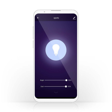 NEDIS Ampoule Bougie SmartLife Android IOS Wi-Fi  E14 Blanc Chaud A Frais 4.9 W