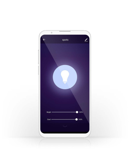 NEDIS Ampoule Bougie SmartLife Android IOS Wi-Fi  E14 Blanc Chaud A Frais 4.9 W