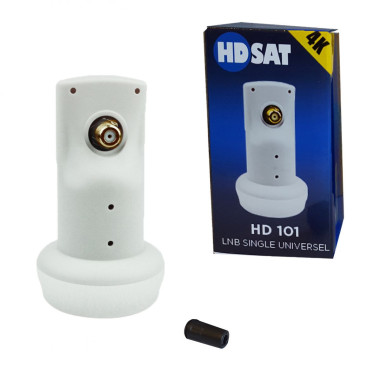 Pack Parabole acier 80cm + Récepteur FRANSAT avec carte + LNB Single