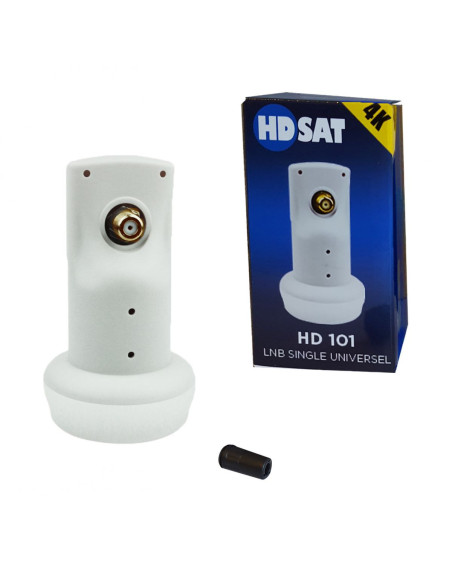 Pack Parabole acier 80cm + Récepteur FRANSAT avec carte + LNB Single
