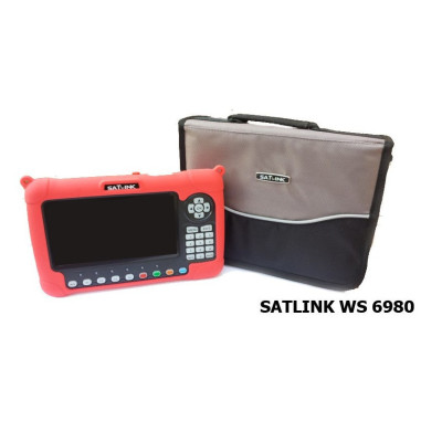 PACK SATLINK WS 6980 HD COMBO DVB-S2/DVB-T2 H265/DVB-C SPECTRE CONSTELLATION OPTIQUE + batterie supplémentaire