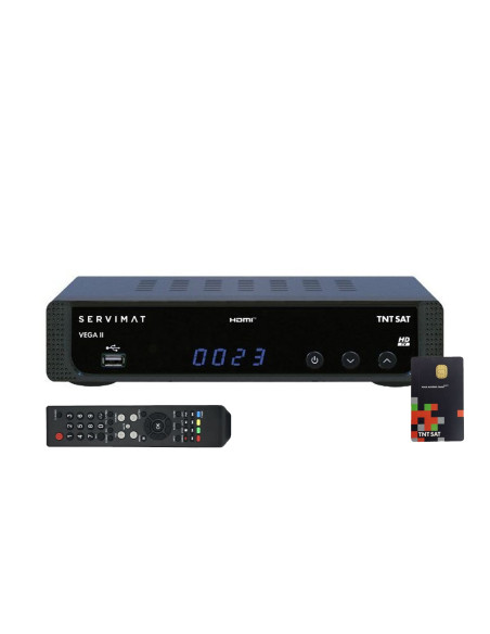 SERVIMAT VEGA II Récepteur Satellite HD ASTRA + Carte TNTSAT V6