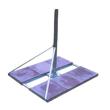HDSAT ROOF PALETTE Mat Diamètre 50mm - 1270 x 1520 - 6 DALLES - 2M - Fixation Antenne Satellite
