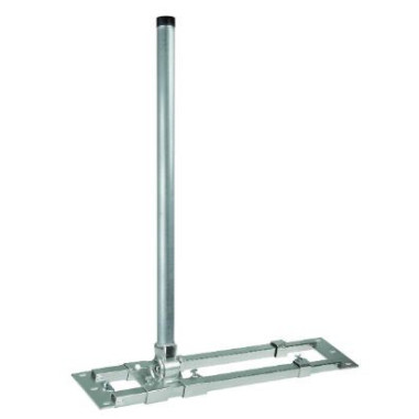 HERKULES Support d'antenne pour fixation toit avec chevrons et mât de 90 cm Acier
