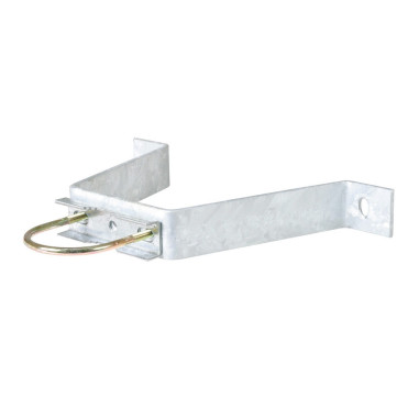 HDSAT Paire d'étriers Fixation Murale patte en M Déport 90mm Mât Antenne TV TNT SAT