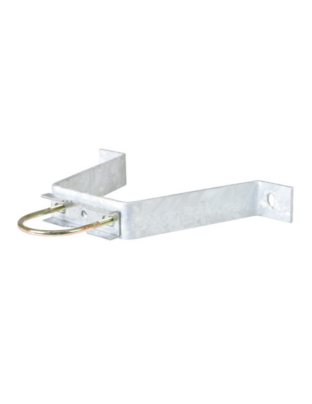 HDSAT Paire d'étriers Fixation Murale patte en M Déport 90mm Mât Antenne TV TNT SAT