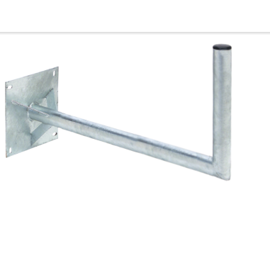 HDSAT JUMBO101 Bras Coudé Grand Déport 100cm Diamètre 50mm Fixation Antenne Parabole Satellite Mur Toit