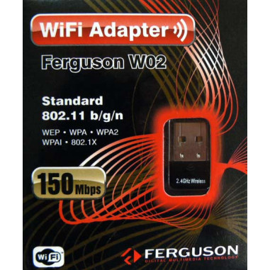 Ferguson W02 802.11 Clé USB WiFi pour récepteur satellite
