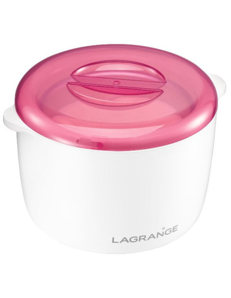 LAGRANGE Machine à glaces cuve 1.8L Sorbetière 12W + Cuillère Framboise