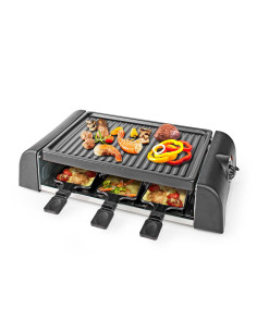 NEDIS Appareil à Raclette Gril 6 Personnes 1000W