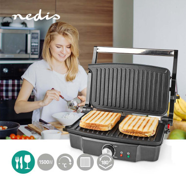 NEDIS Grill 1500 W Contrôle automatique de la température