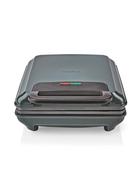 NEDIS Gaufrier 1200W Aluminium Contrôle automatique de la température