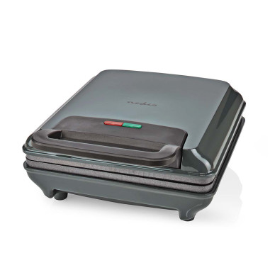 NEDIS Gaufrier 1200W Aluminium Contrôle automatique de la température