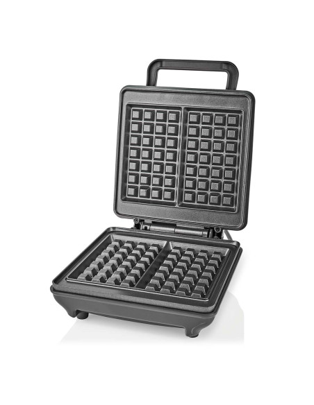 NEDIS Gaufrier 1200W Aluminium Contrôle automatique de la température