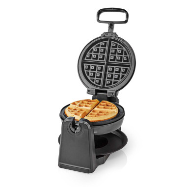 NEDIS Gaufrier 1000W Fonction Rotative 4 Gaufres