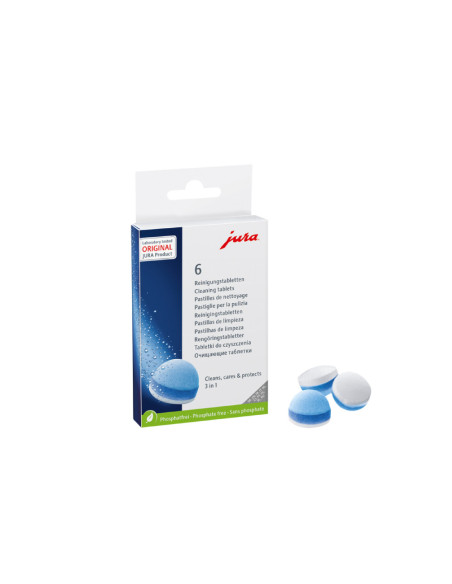 JURA 6 Pastilles Nettoyage Pour Machine A Café