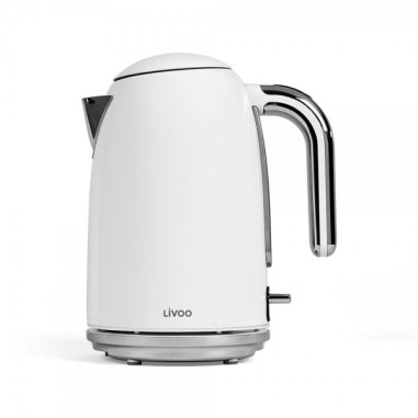 LIVOO Bouilloire 1.7L Rétro 2200W Rouge