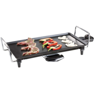 LIVOO Plancha Gril Teppan Yaki électrique plaque de cuisson 40 x 23 cm