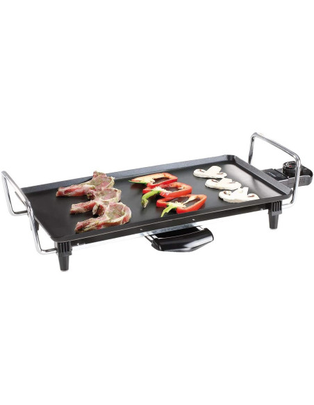 LIVOO Plancha Gril Teppan Yaki électrique plaque de cuisson 40 x 23 cm