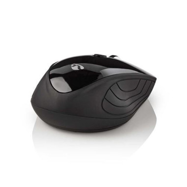 NEDIS Souris PC sans fil  1 000 ppp  3 boutons  Noir