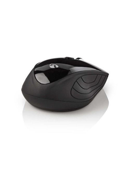NEDIS Souris PC sans fil  1 000 ppp  3 boutons  Noir