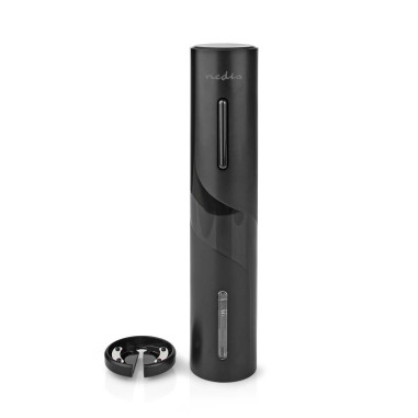 NEDIS Ouvre-Vin Electronique ABS / Aluminium Noir