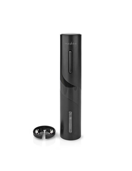 NEDIS Ouvre-Vin Electronique ABS / Aluminium Noir