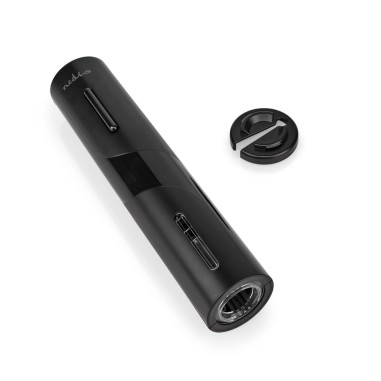 NEDIS Ouvre-Vin Electronique ABS / Aluminium Noir