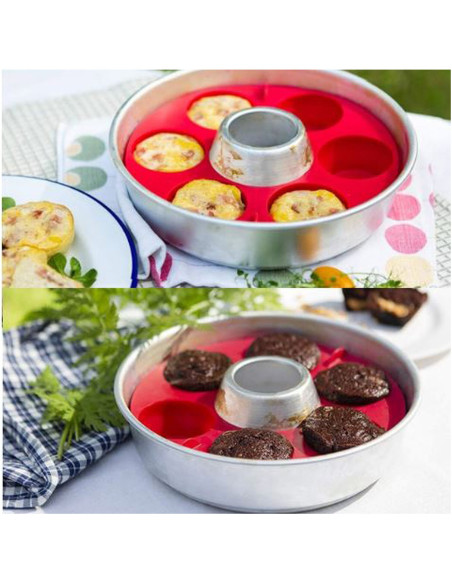 OMNIA Moule à Muffins pour Four Omnia 6 Compartiments