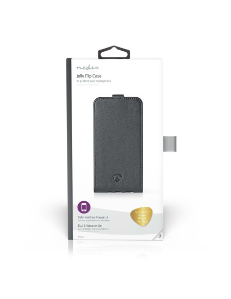 NEDIS Étui à Rabat en Gel pour Apple iPhone Xs Max  Noir