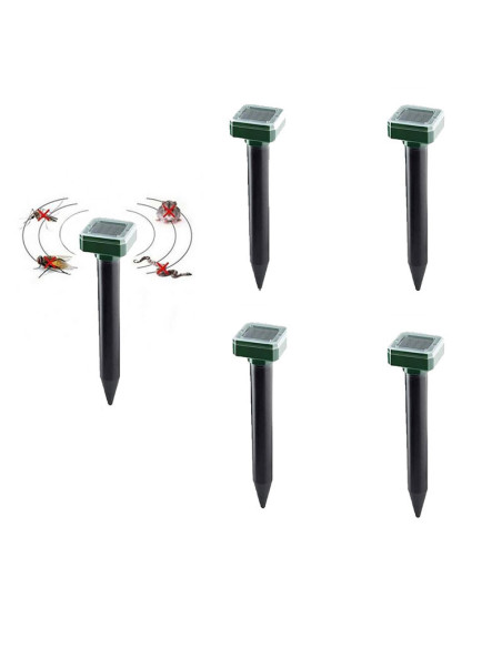 PACK 5x M3000 Repousse Serpents et Rongeurs Répulsifs solaire