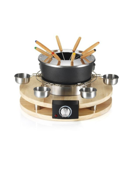 KITCHENCHEF Appareil à fondue 8 Personnes 1300W 2